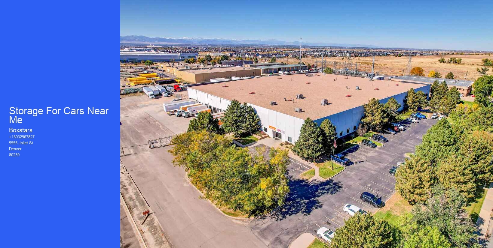 Storage For Cars Near Me